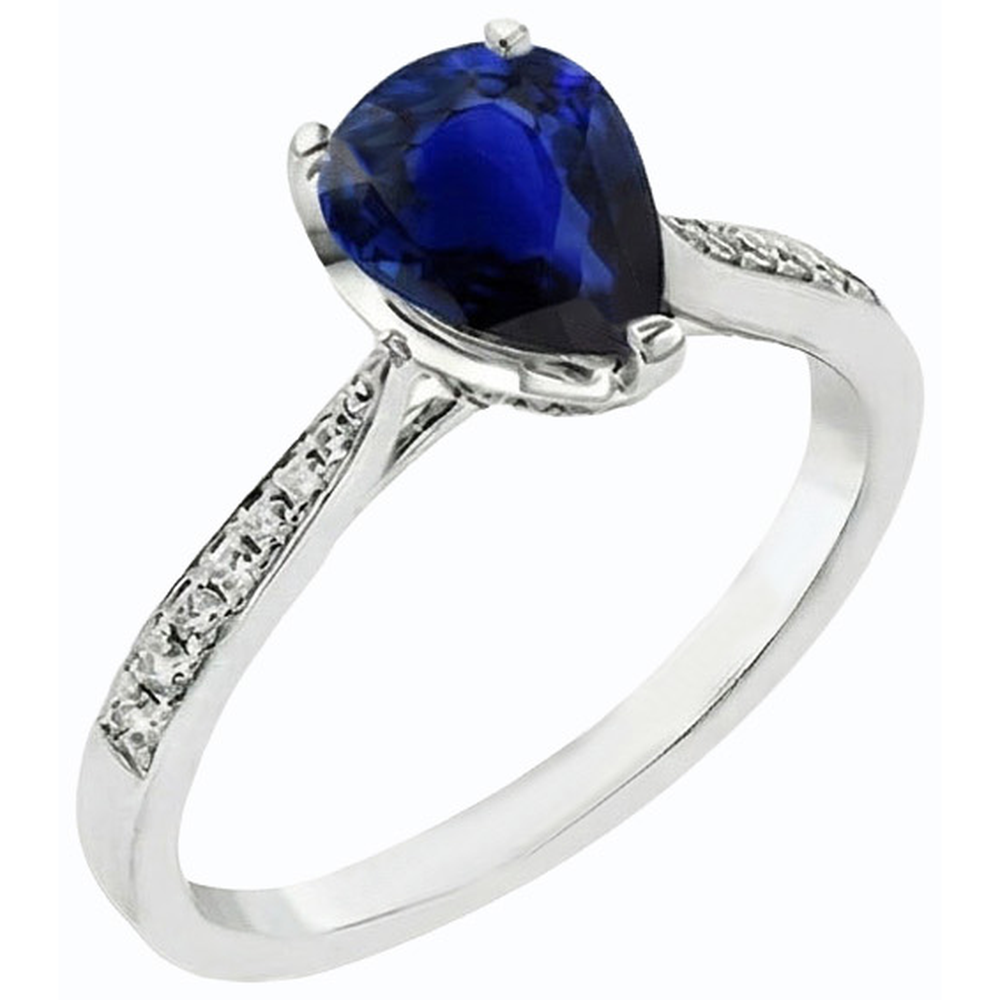 echter round diamant 2.50Karat ring Seitenansicht