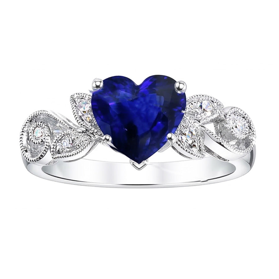 echter round diamant 2.25Karat ring Seitenansicht
