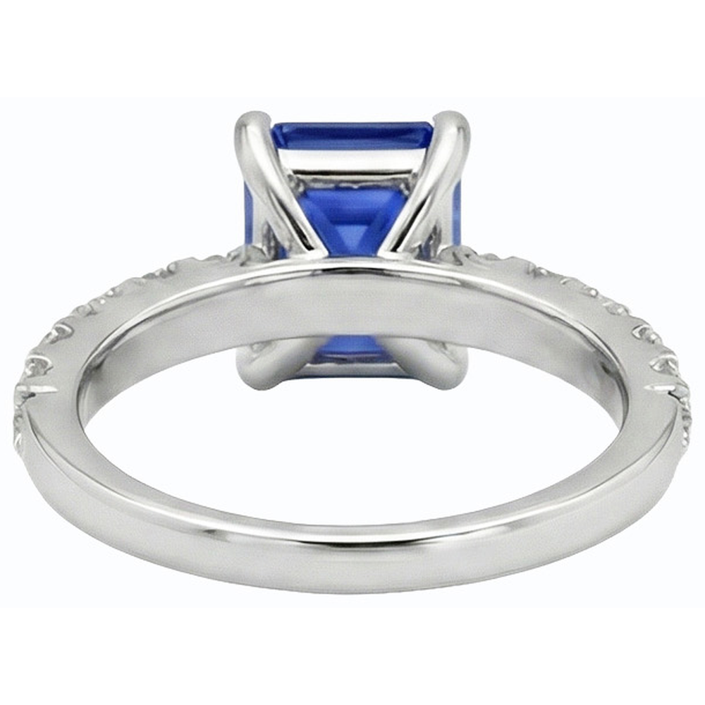 echter baguette diamant 2.50Karat ring Vorderansicht