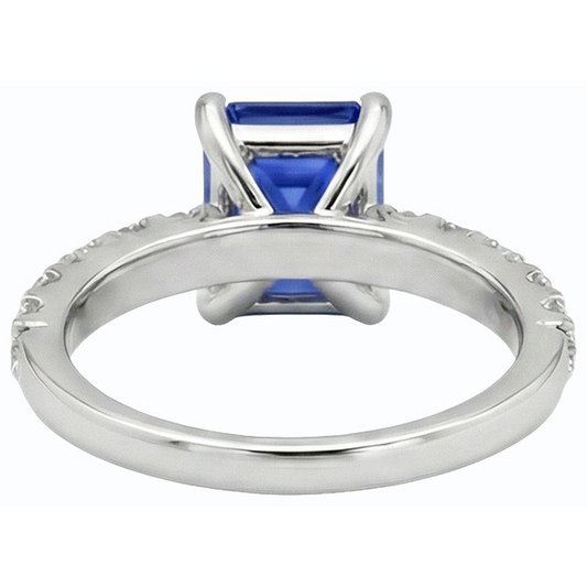echter baguette diamant 2.50Karat ring Vorderansicht