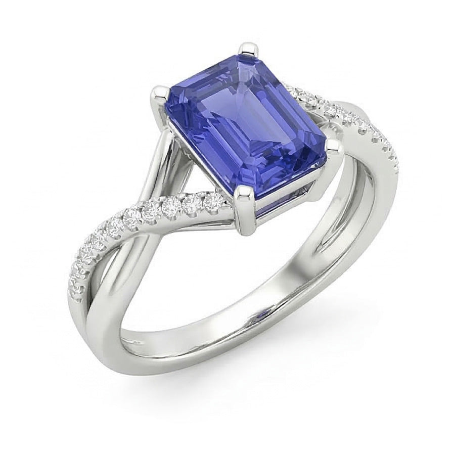 echter round diamant 3Karat ring Vorderansicht