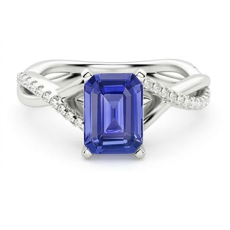 echter round diamant 3Karat ring Seitenansicht