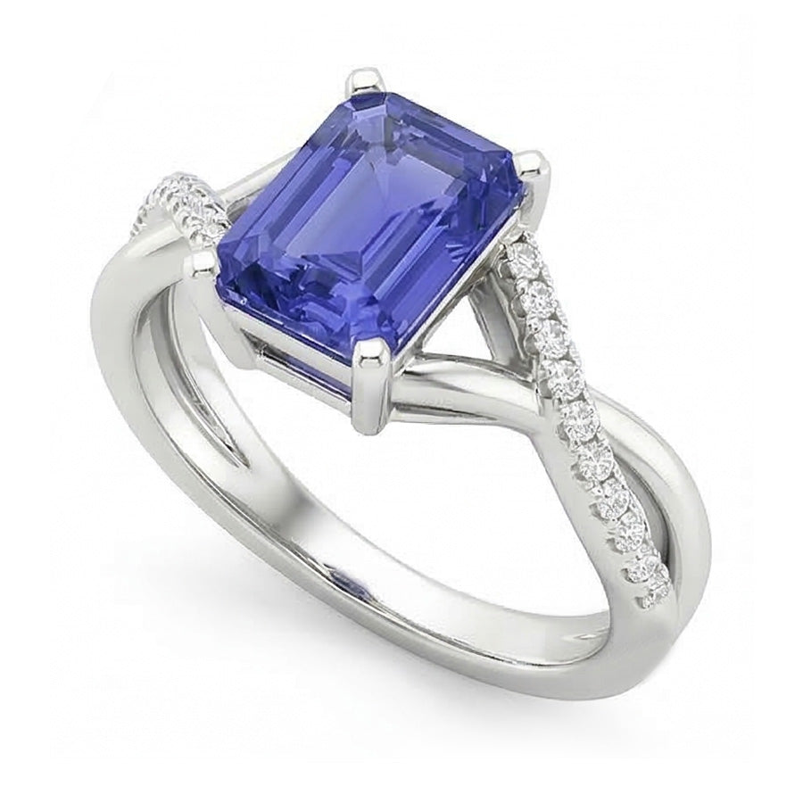 echter round diamant 3Karat ring Detailansicht