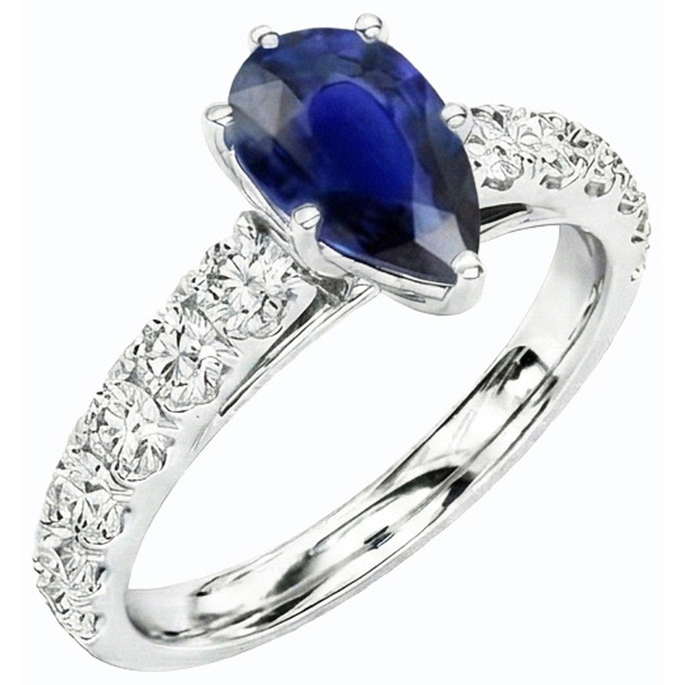 echter round diamant 3.50Karat ring Detailansicht
