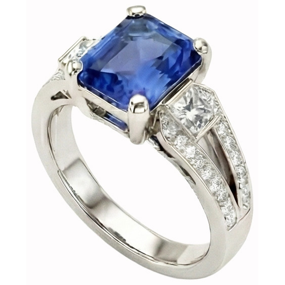 echter round diamant 14Karat ring Detailansicht
