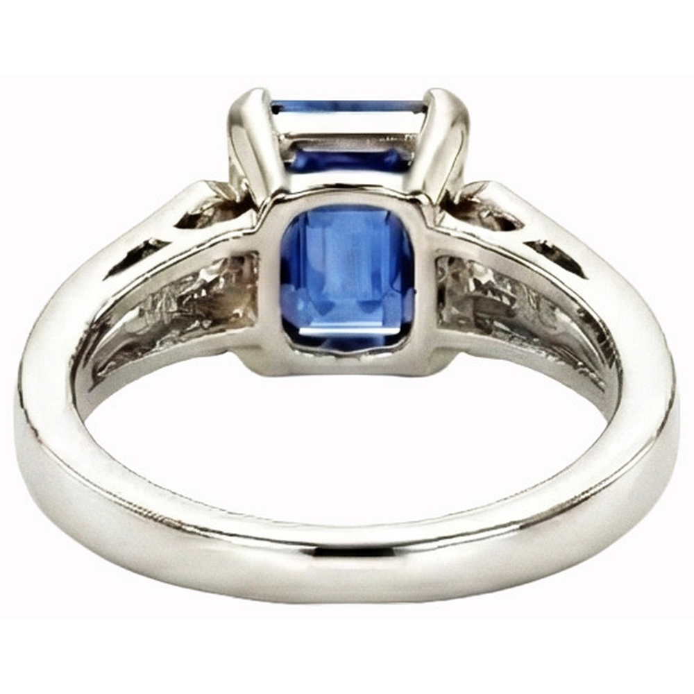 echter round diamant 14Karat ring Profilansicht