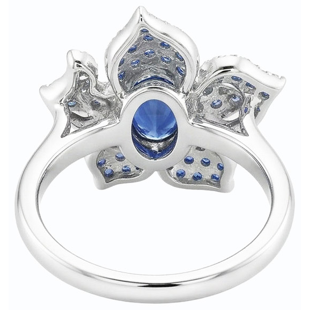 echter round diamant 2.50Karat ring Detailansicht