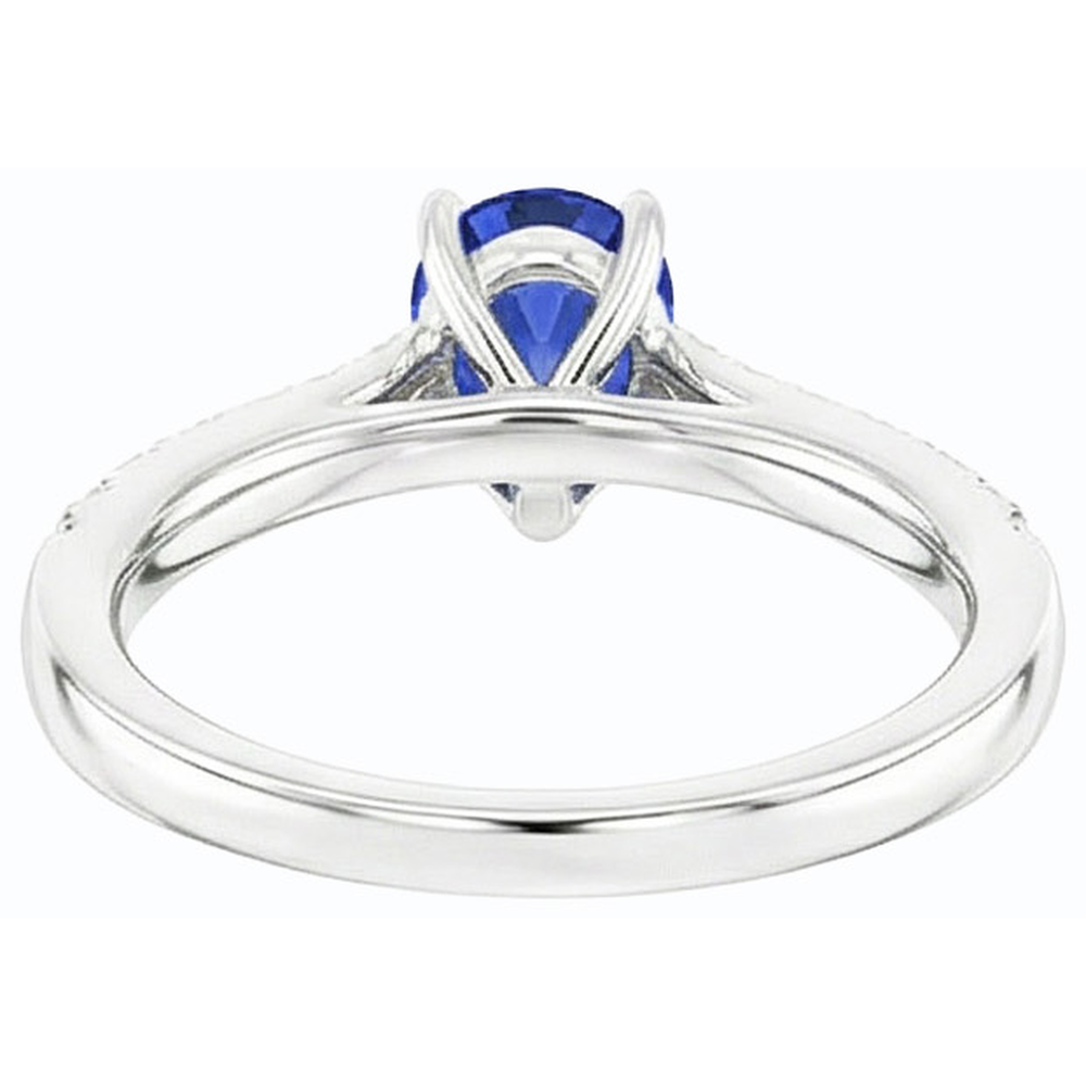 echter round diamant 2.50Karat ring Detailansicht