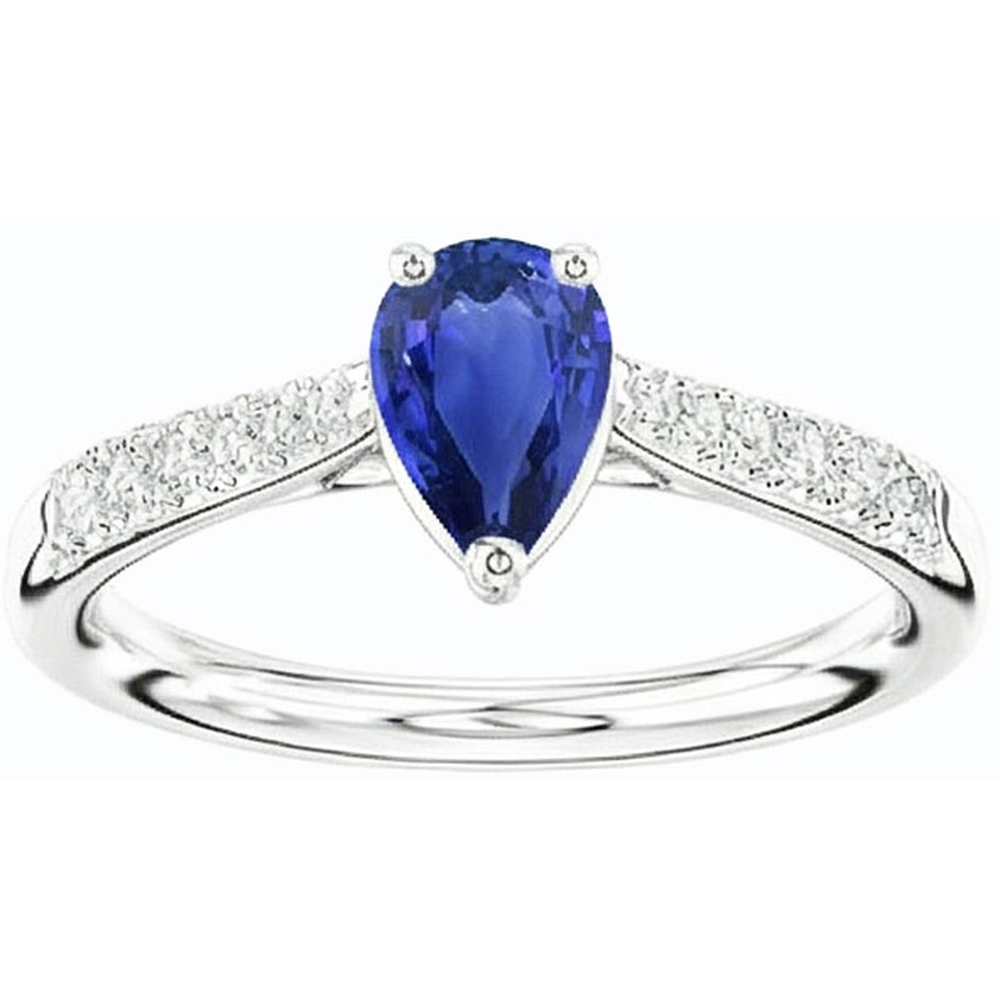 echter round diamant 2.50Karat ring Profilansicht