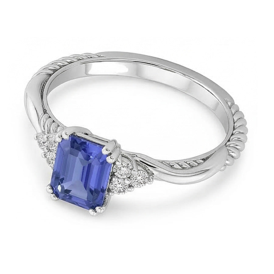 echter round diamant 2Karat ring Detailansicht