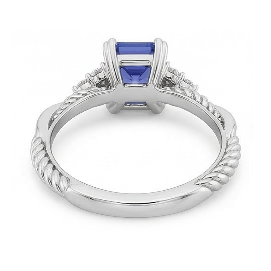 echter round diamant 2Karat ring Draufsicht