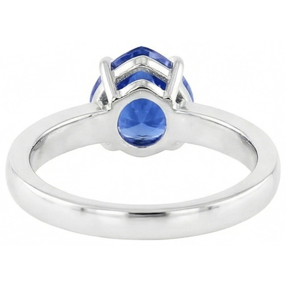 echter trillion diamant 2Karat ring Profilansicht