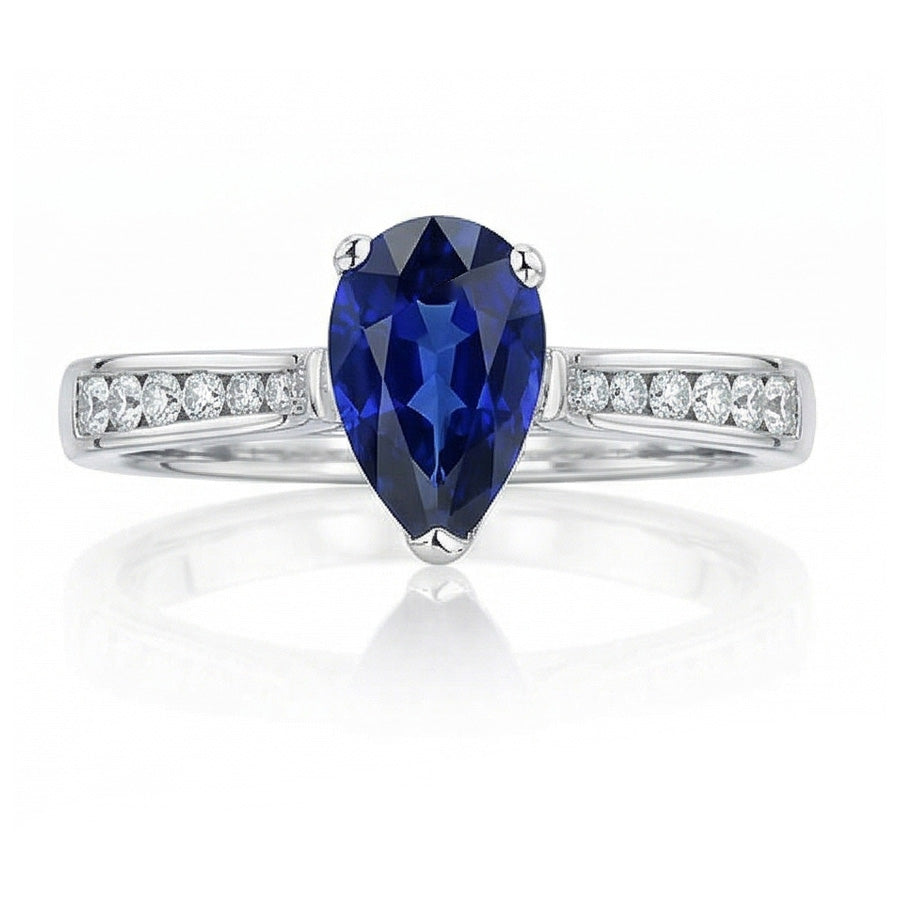 echter round diamant 2Karat ring Seitenansicht