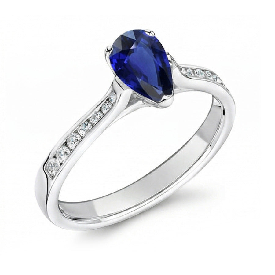 echter round diamant 2Karat ring Detailansicht