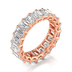 Brillant Eternity Band – 14K Roségold 6,60 Karat