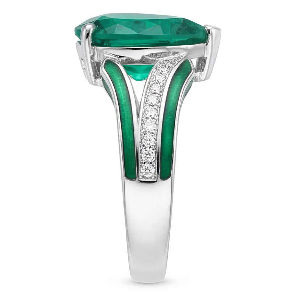 Exquisiter Edler Smaragd Edelstein-Ring 2,50 Karat – 14K