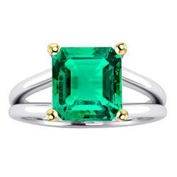 Smaragd GIA-Zertifiziert Schmuckstein-Ring 5,50 Karat in