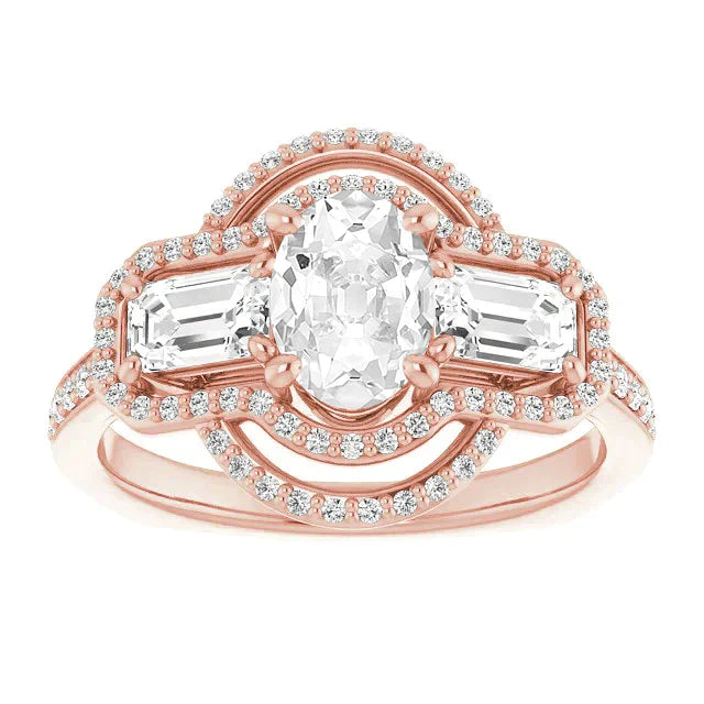 Designer-Schmuck 14K Roségold mit Brillant – Hauptansicht