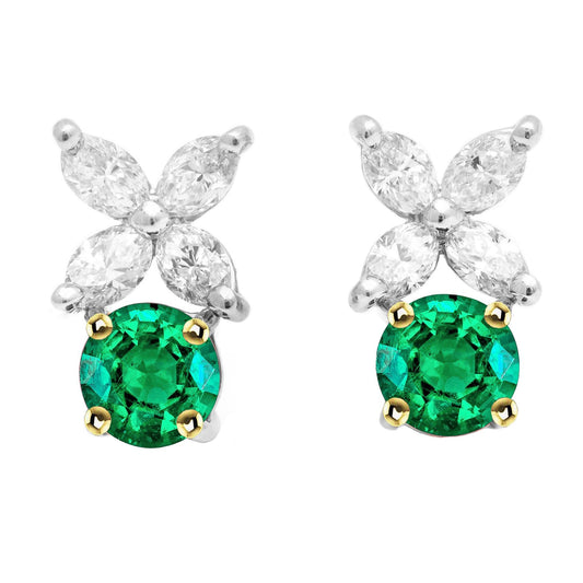 Handgemachter Gemstone Earring 2 Karat – Hauptansicht