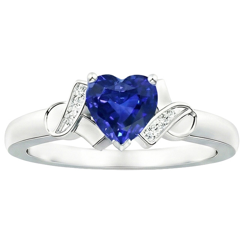 echter round diamant 3.25Karat ring Seitenansicht