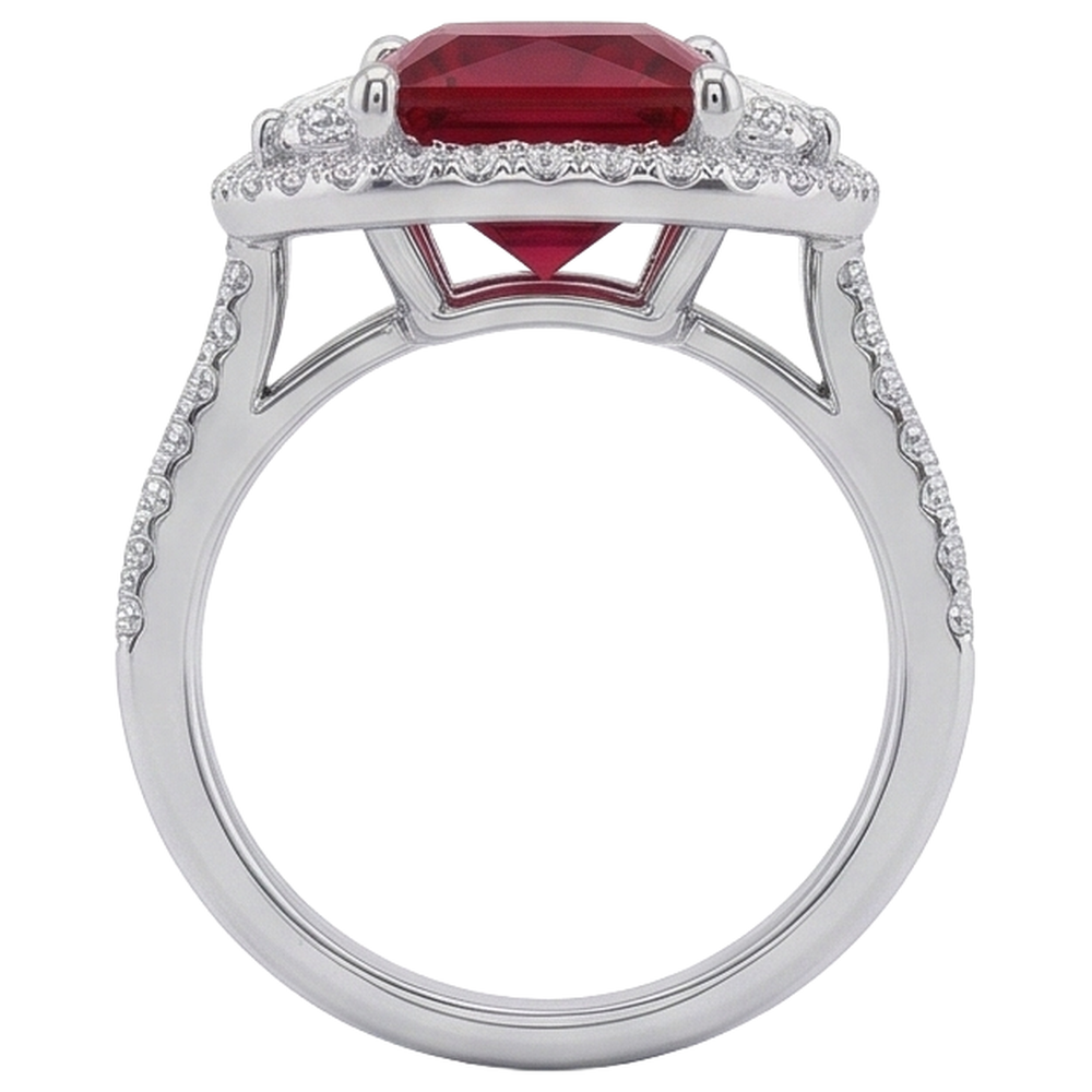 echter princess rubin 3Karat ring Lifestyle Foto