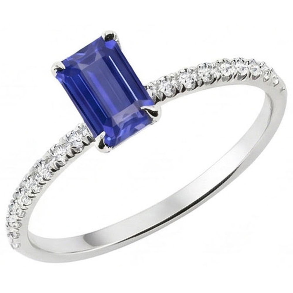 echter round diamant 2Karat ring Seitenansicht