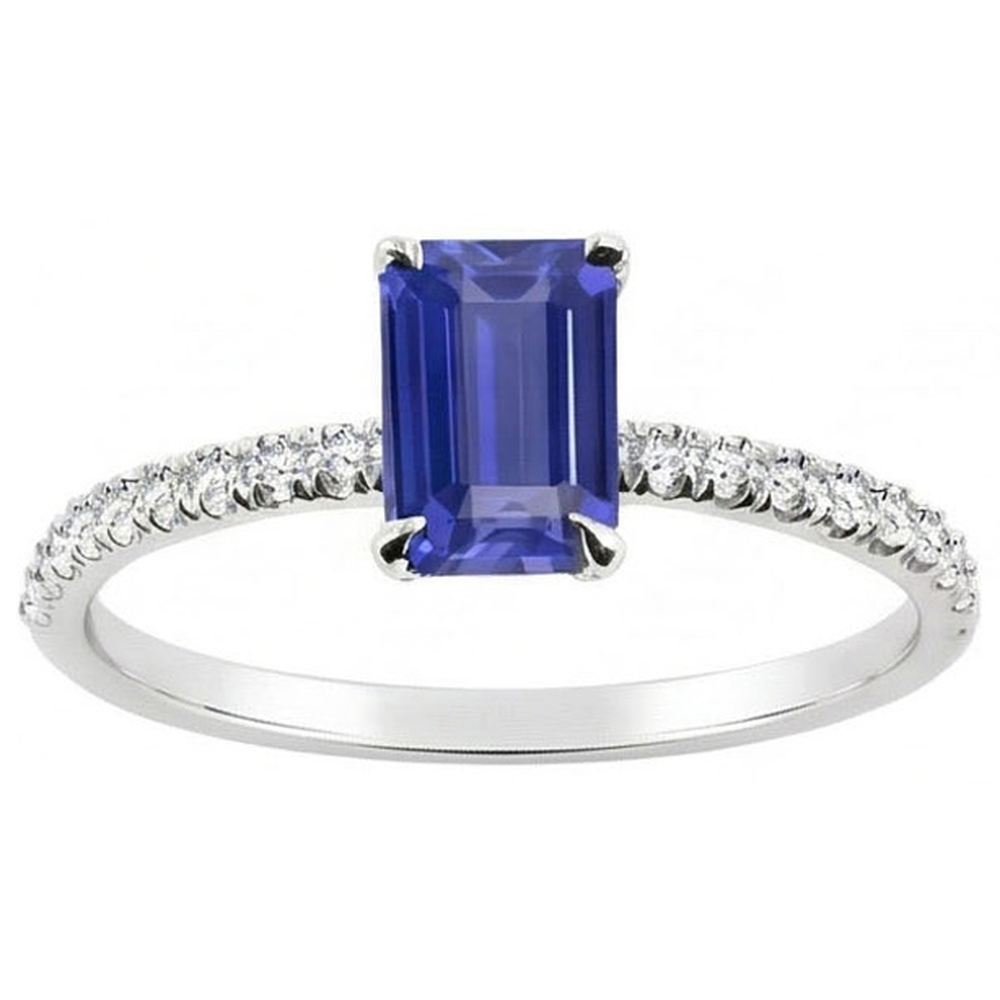 echter round diamant 2Karat ring Vorderansicht