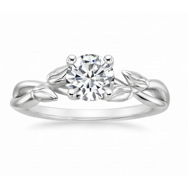 echter round diamant 2.50Karat ring Seitenansicht