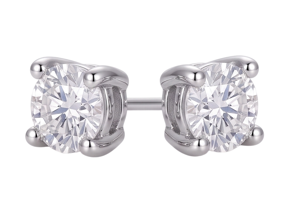 GIA-zertifiziert Echter Diamant Ohrring 2.16 Karat