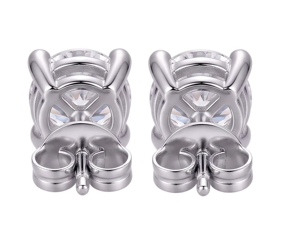 GIA-zertifiziert Echter Diamant Ohrring 2.16 Karat