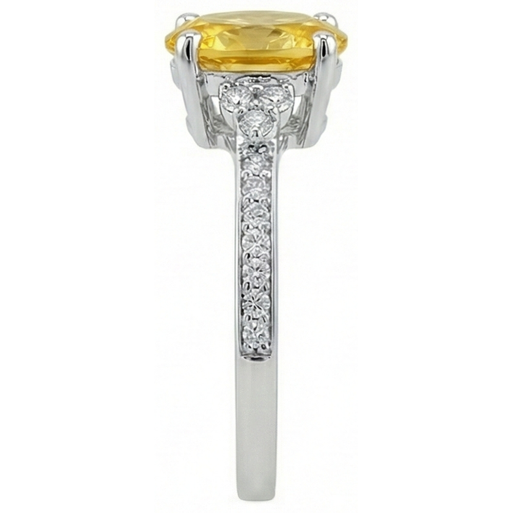 echter oval saphir 3.50Karat ring Detailansicht