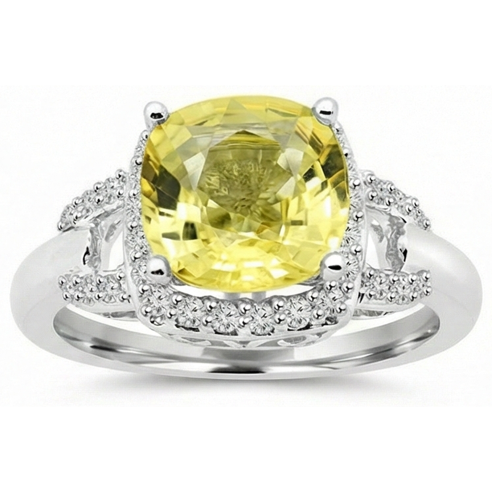 echter round diamant 4Karat ring Seitenansicht