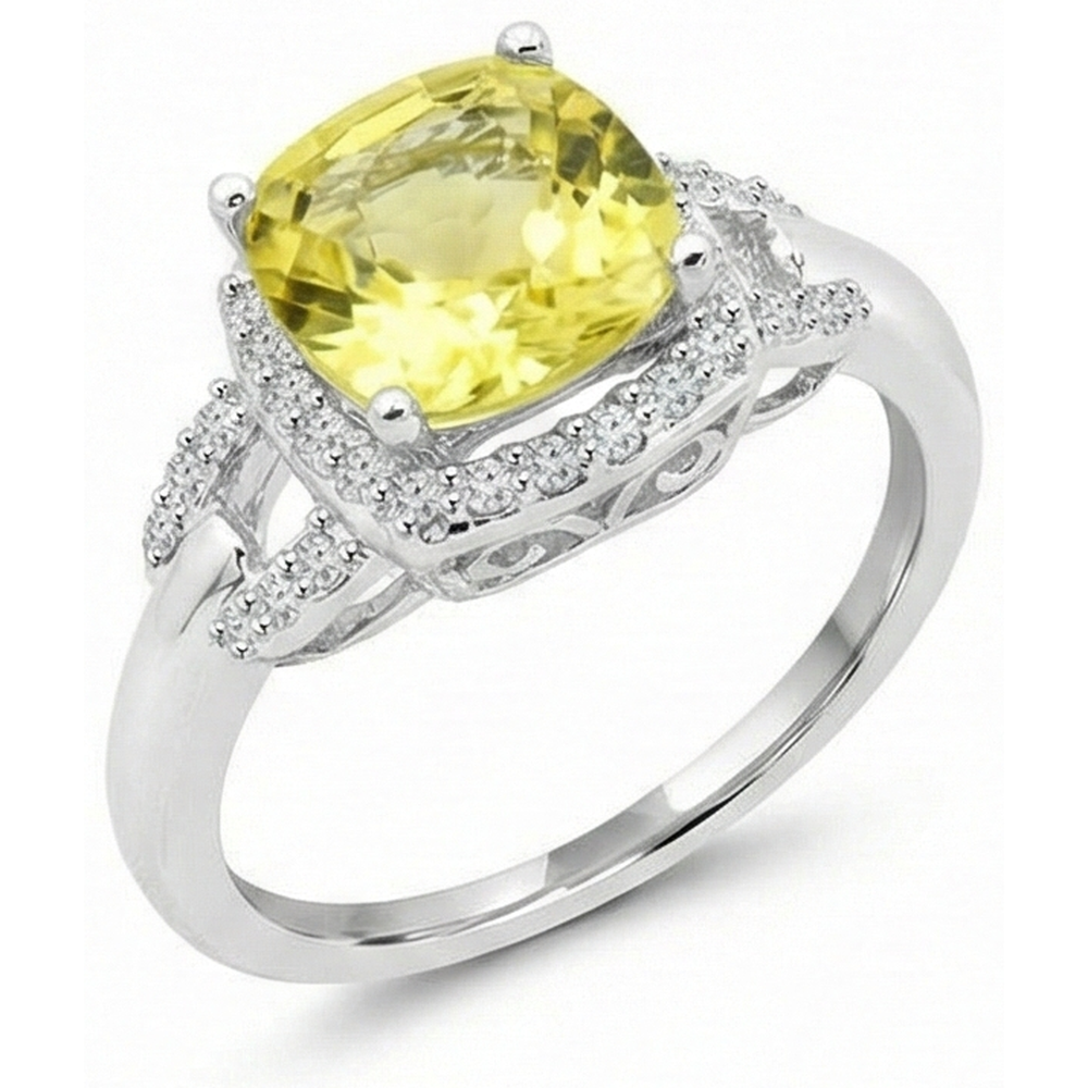 echter round diamant 4Karat ring Detailansicht