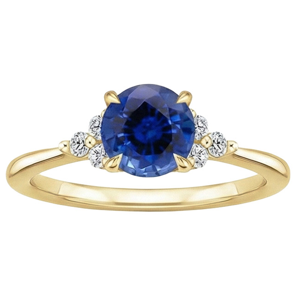 echter round diamant 2.50Karat ring Detailansicht