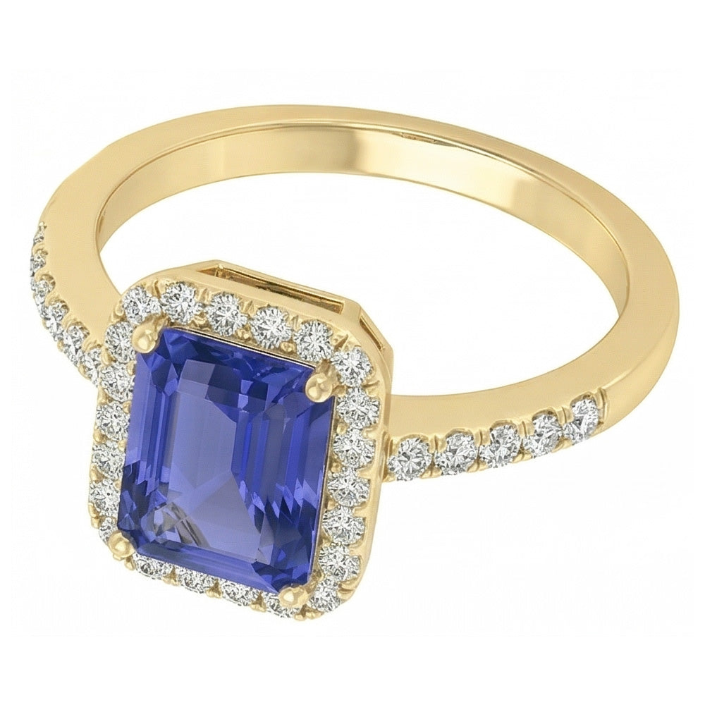 echter round diamant 4Karat ring Detailansicht