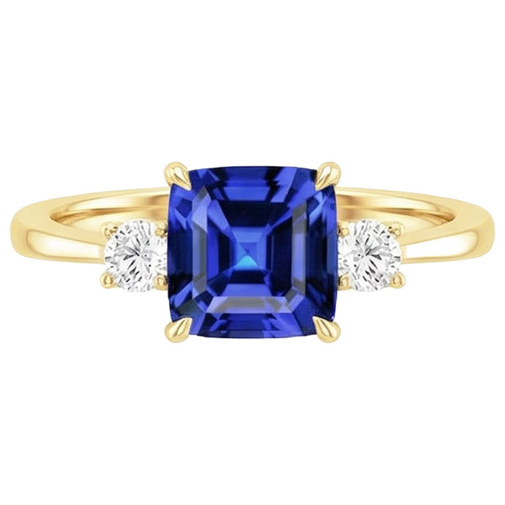 echter round diamant 2.75Karat ring Detailansicht