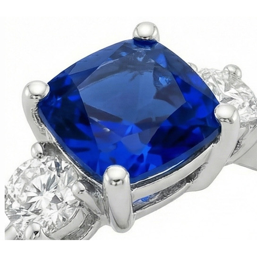 echter round diamant 2.75Karat ring Detailansicht