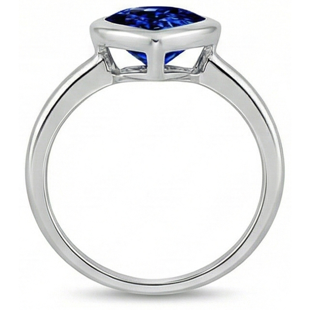 echter round diamant 3Karat ring auf Weiß