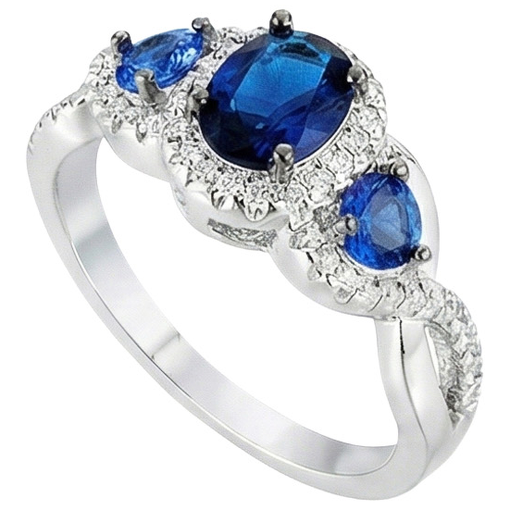 echter round diamant 5Karat ring Detailansicht