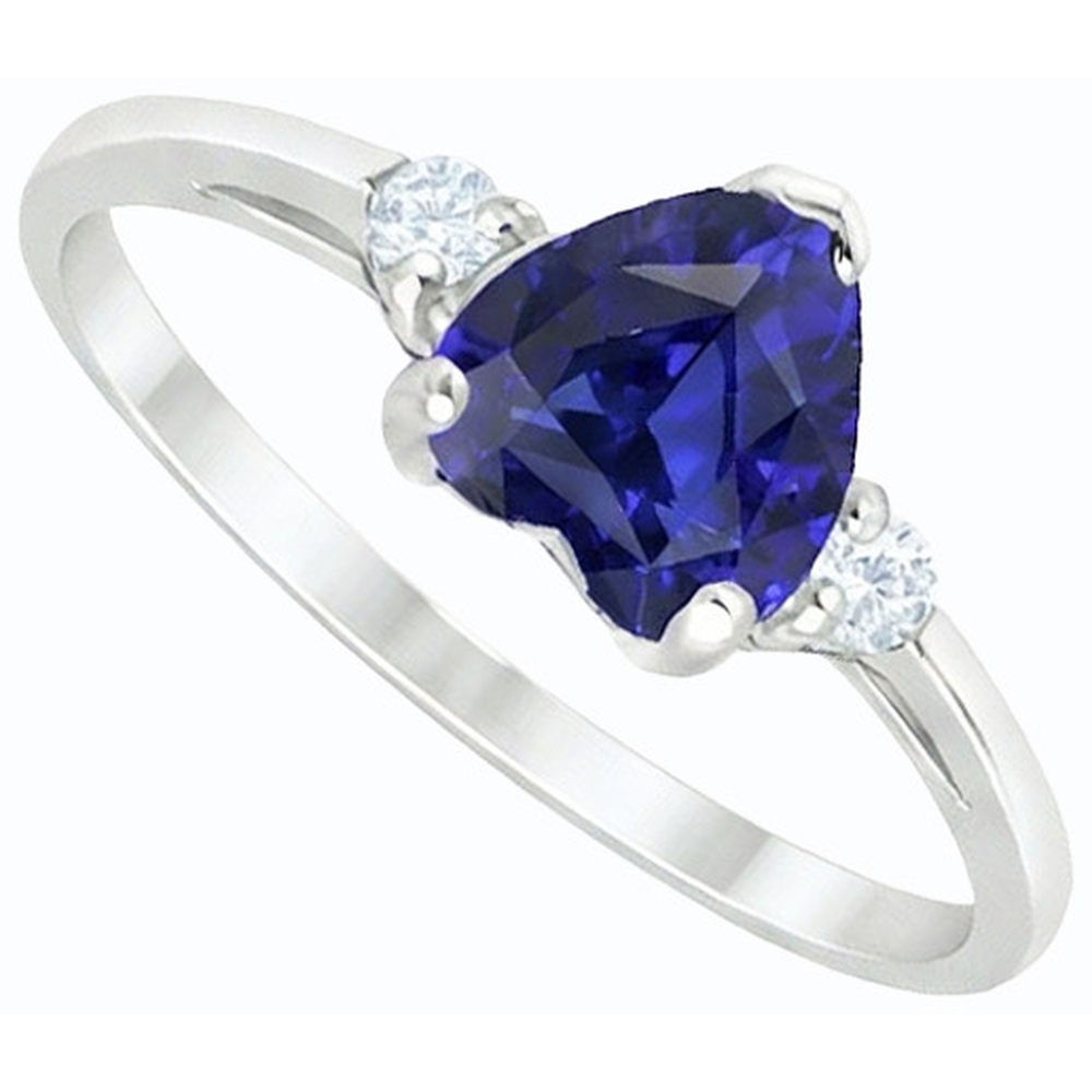 echter round diamant 2Karat ring Detailansicht