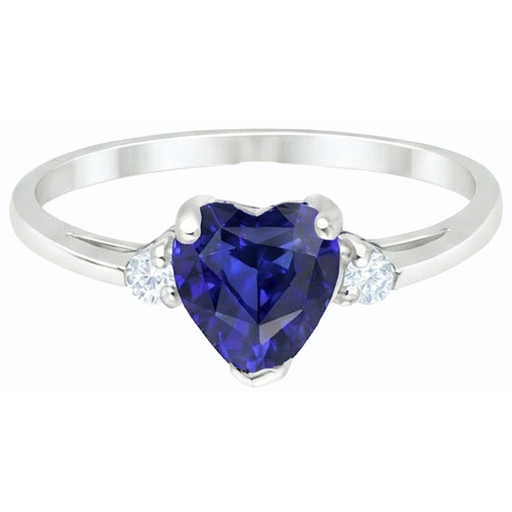 echter round diamant 2Karat ring Seitenansicht