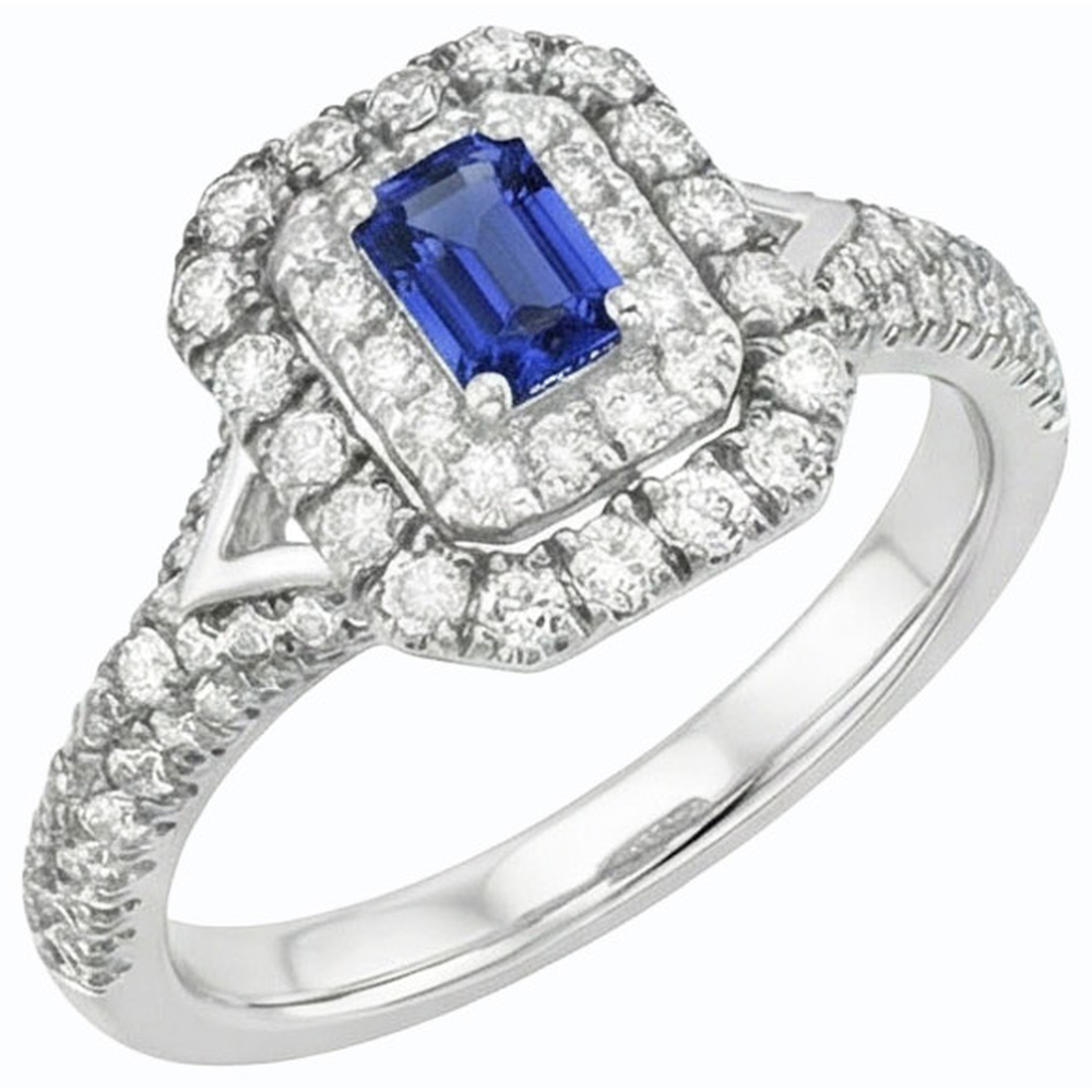 echter round diamant 3.50Karat ring Seitenansicht