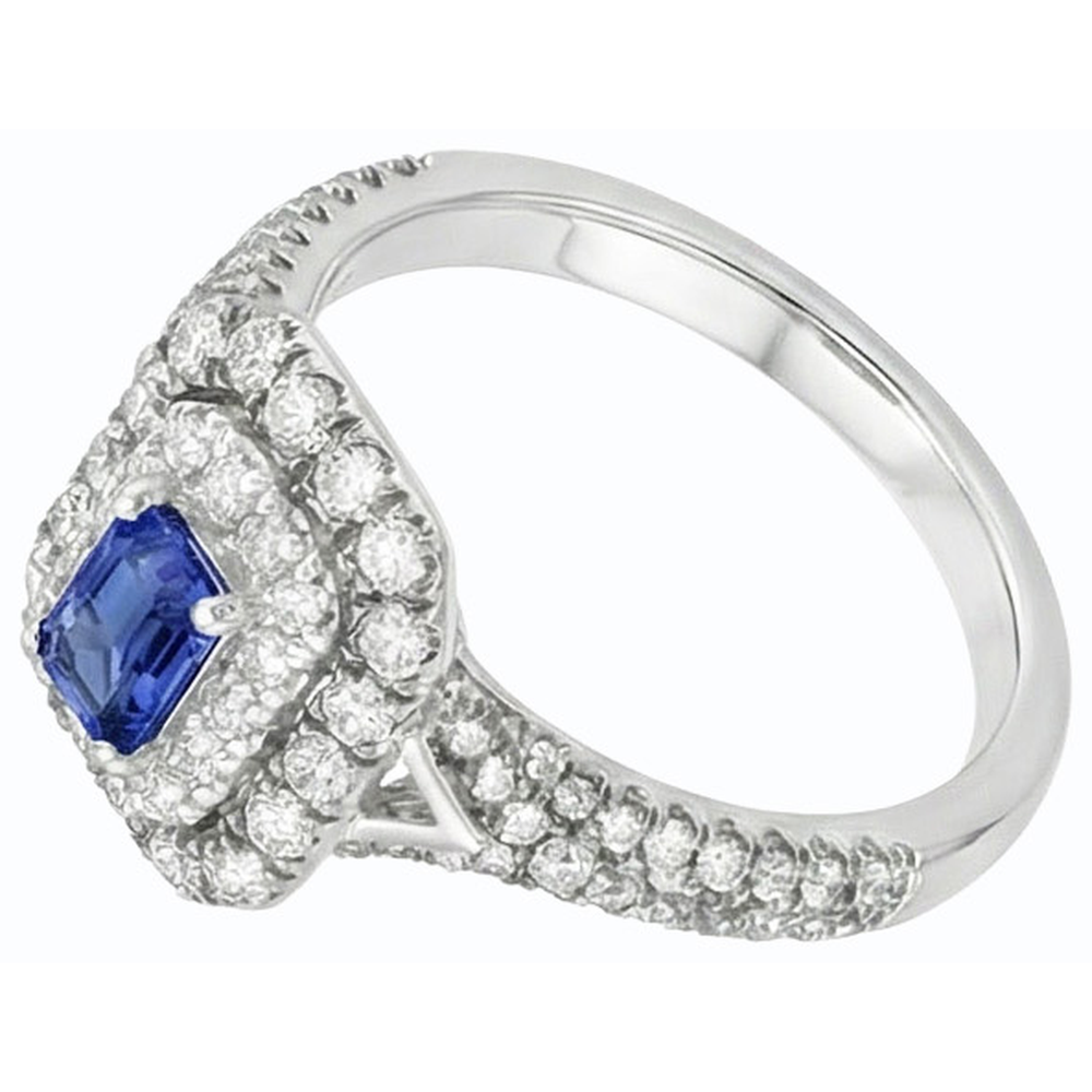 echter round diamant 3.50Karat ring Detailansicht