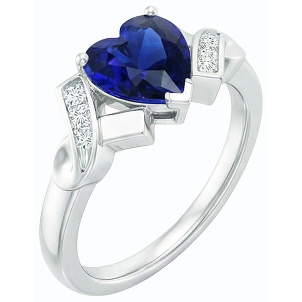 echter round diamant 2Karat memoire-ring Seitenansicht