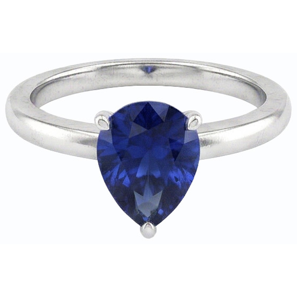 echter round diamant 1.50Karat ring Draufsicht