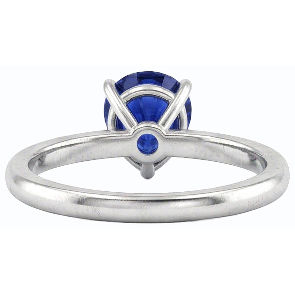 echter round diamant 1.50Karat ring Profilansicht