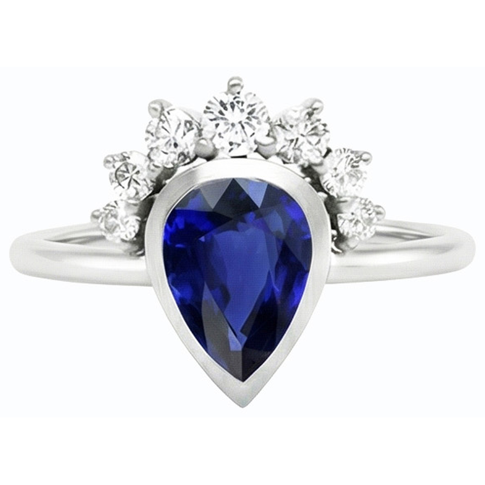 echter round diamant 3.50Karat ring Detailansicht