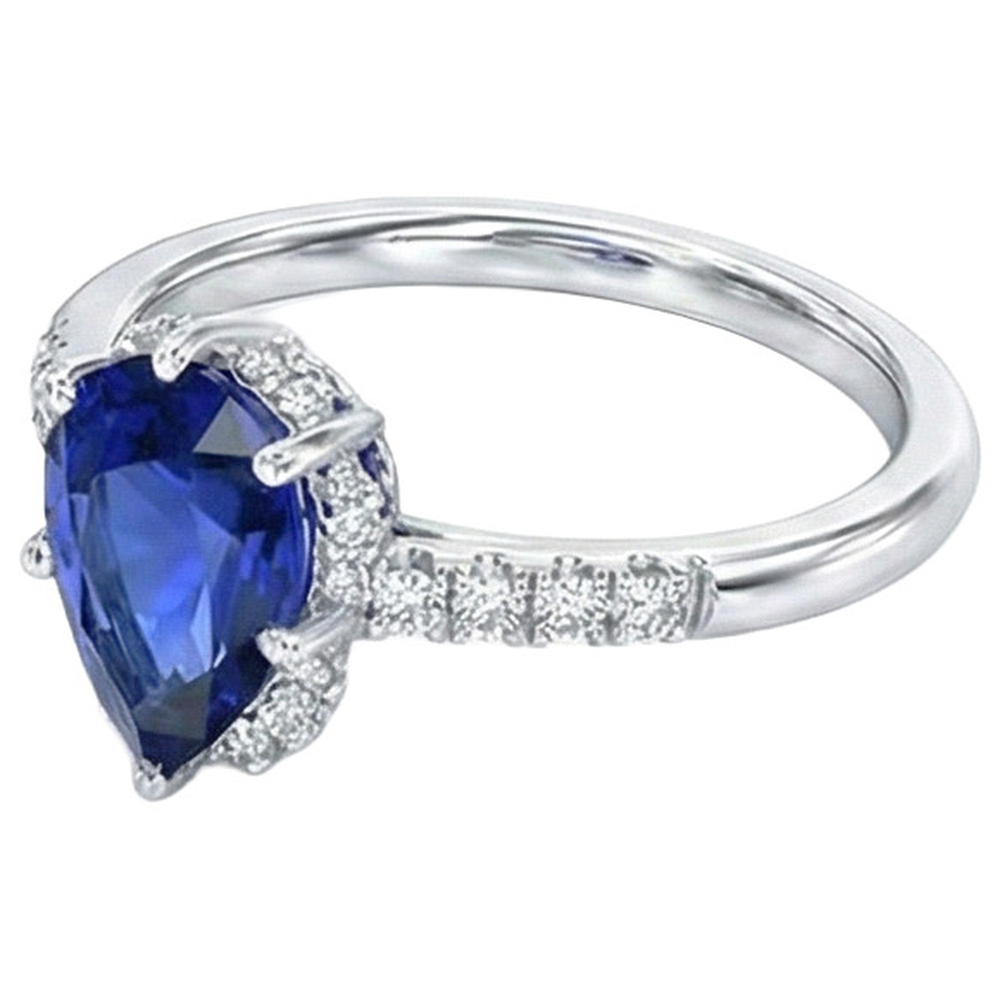echter round diamant 3.50Karat ring Detailansicht