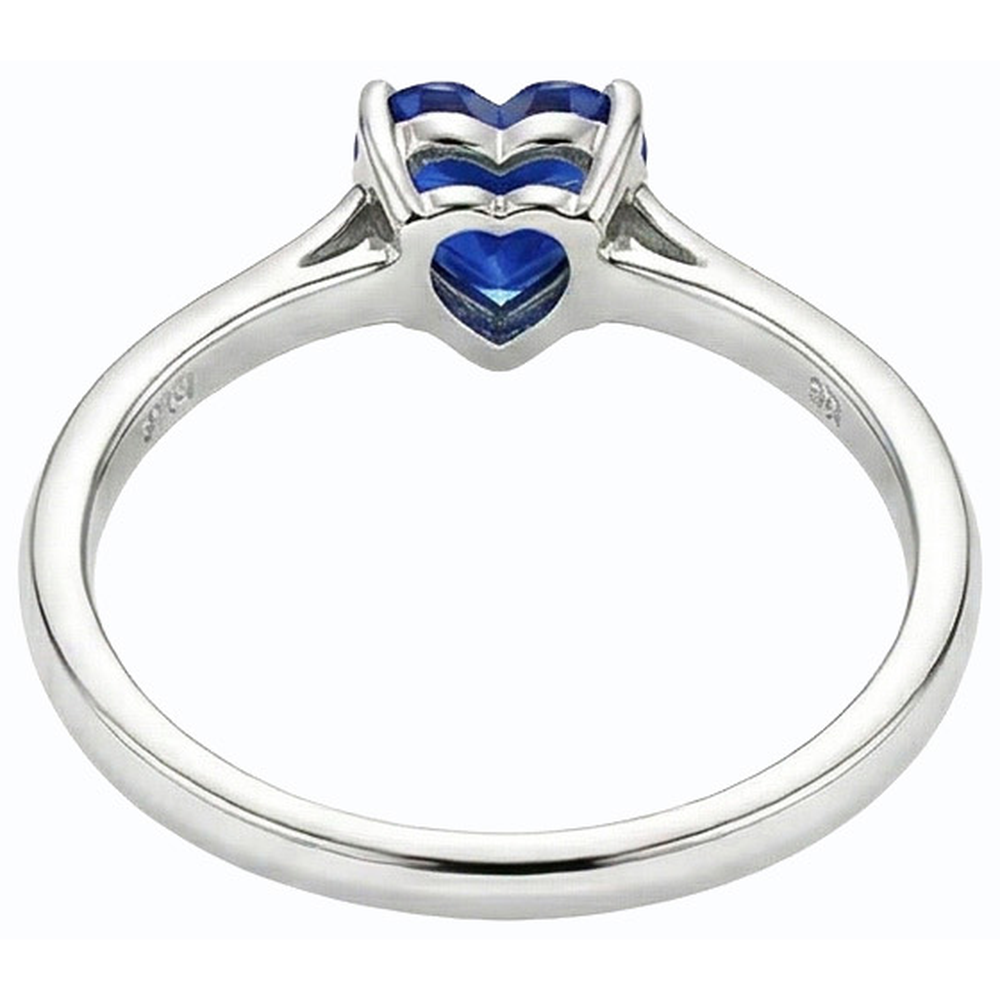 echter heart diamant 1Karat ring Draufsicht