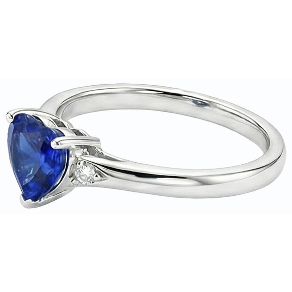 echter heart diamant 1Karat ring Detailansicht